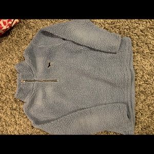 PINK teddy quarter zip